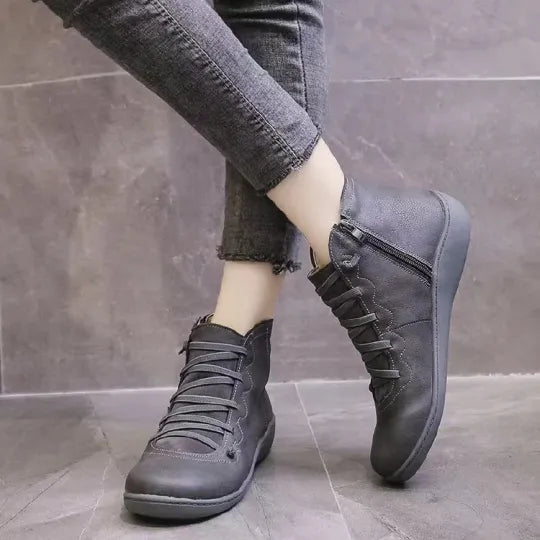 Botas de piel sintética de alta calidad para mujer