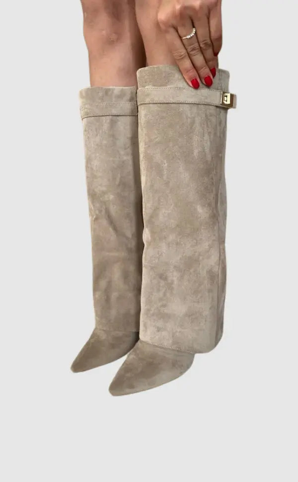 Botas elegantes hasta la rodilla para mujer