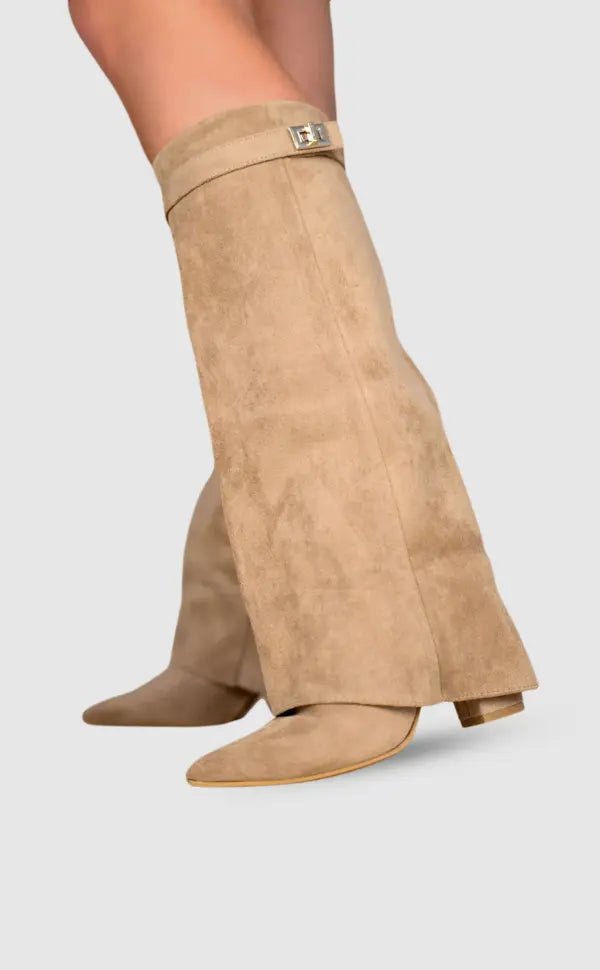 Botas elegantes hasta la rodilla para mujer