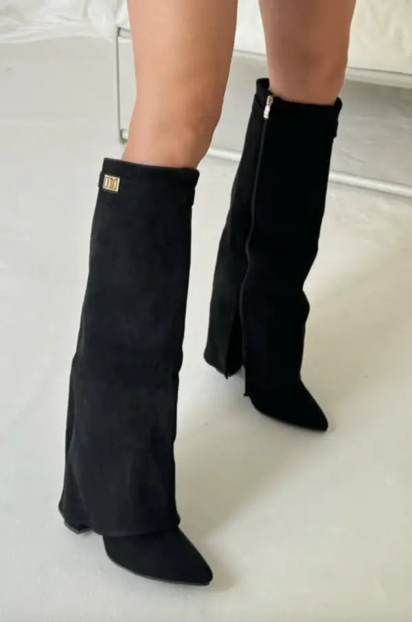 Botas elegantes hasta la rodilla para mujer