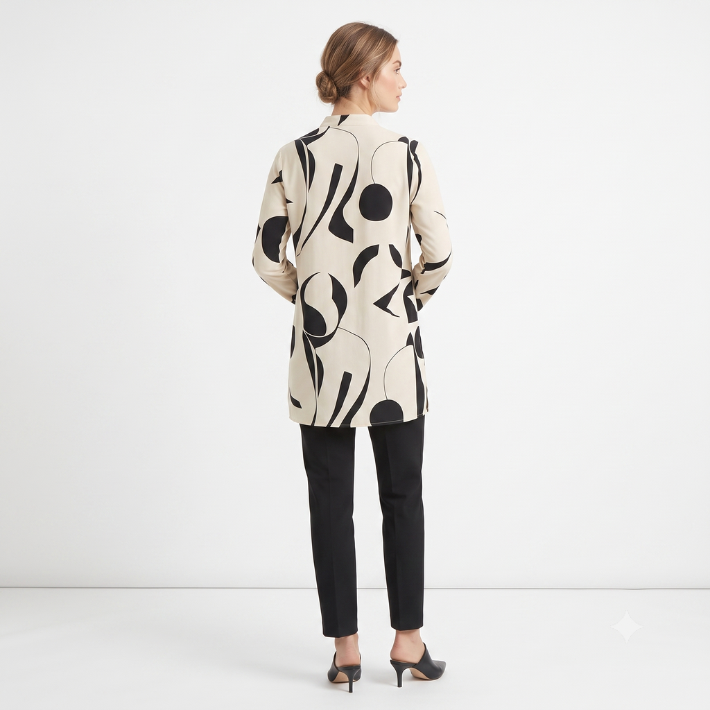 Alejandra - Blusa Abstracta Milán