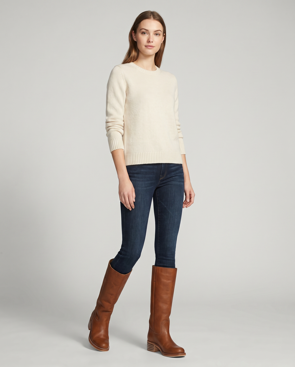 Botas de inspiración cowboy hasta la rodilla para mujer