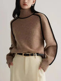 Fabiola - Jersey de cuello alto de punto