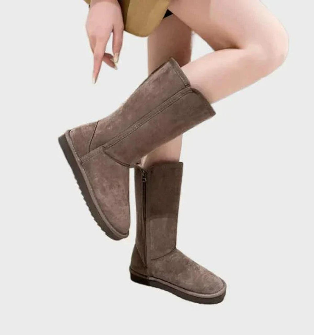 Botas de invierno impermeables con forro para mujer