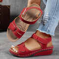 Sandalias cómodas con tiras ajustables para mujer